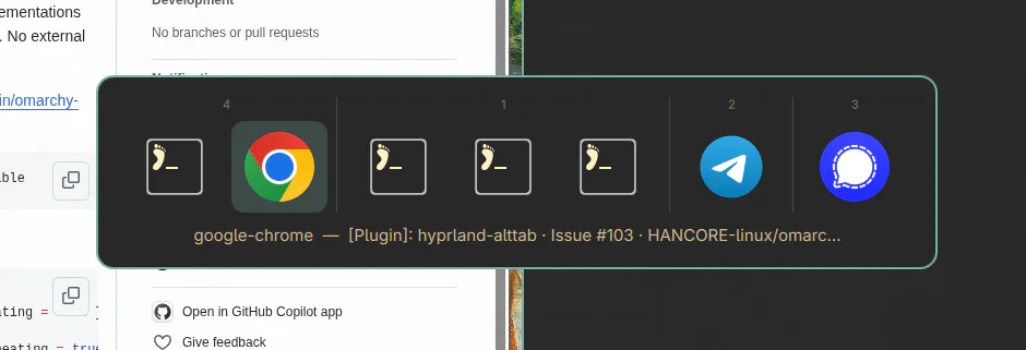 Alt+Tab screenshot