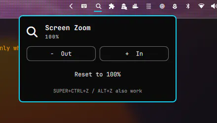 Screen Zoom preview