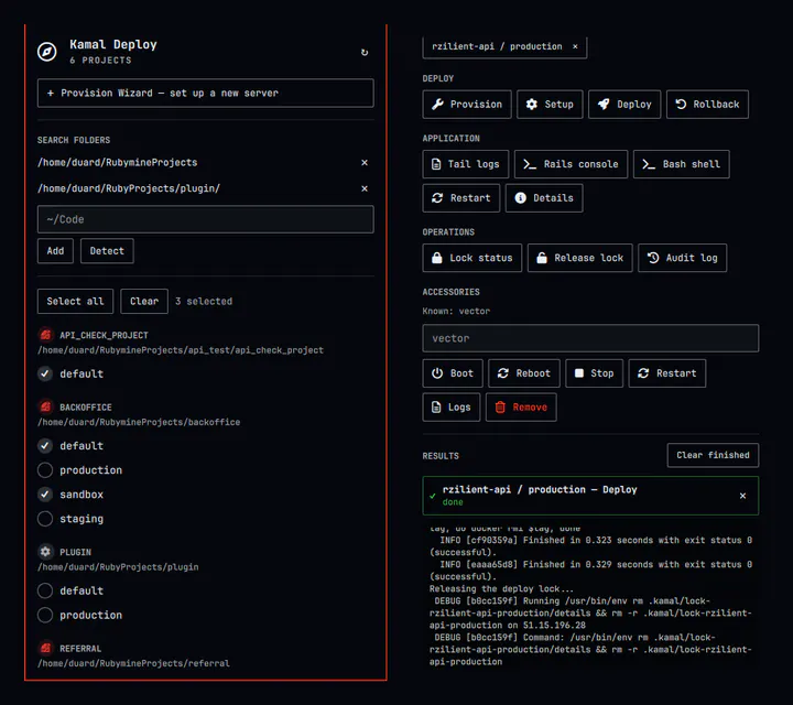 Kamal Deploy preview