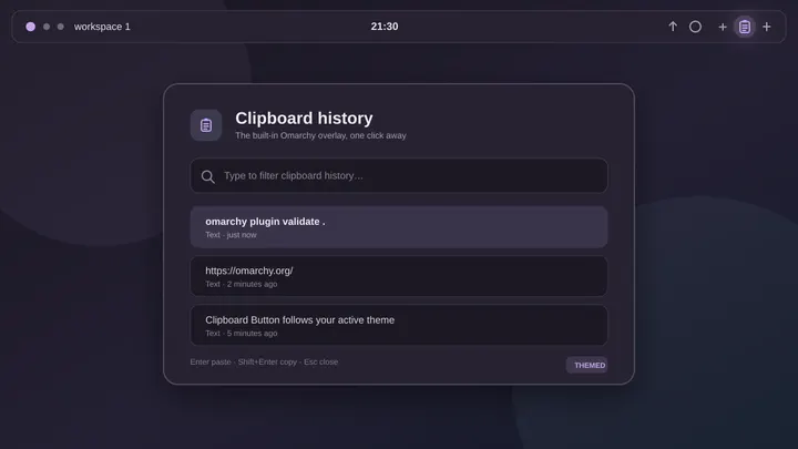 Clipboard Button preview
