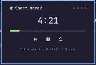 Pomodoro preview