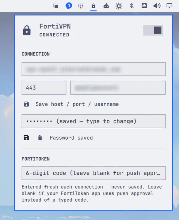 FortiVPN preview