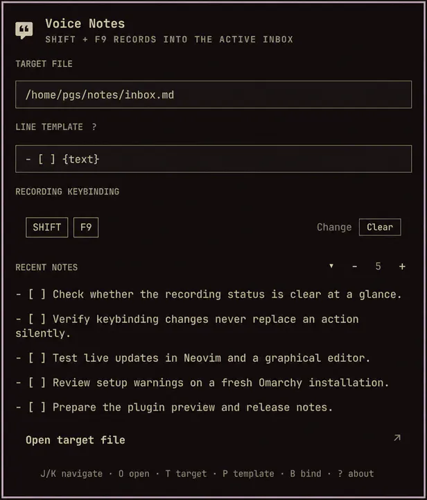 Voice Notes preview