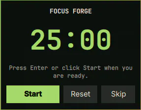 Focus Forge preview