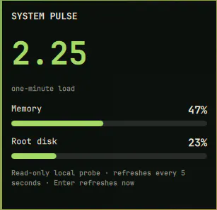 System Pulse preview