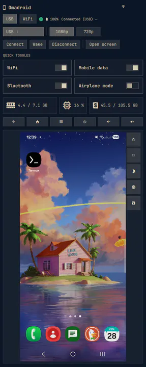 Omadroid preview