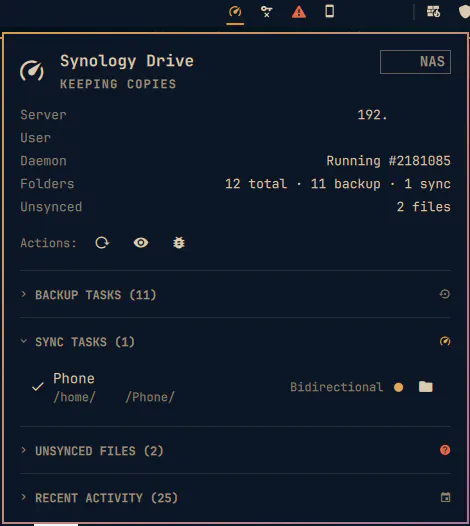 Synology Drive preview