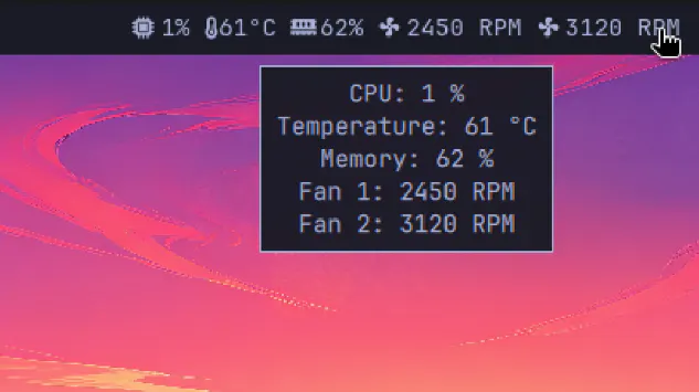 Minimal Monitor preview