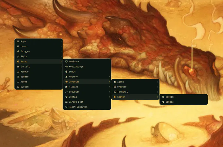 Context menus preview