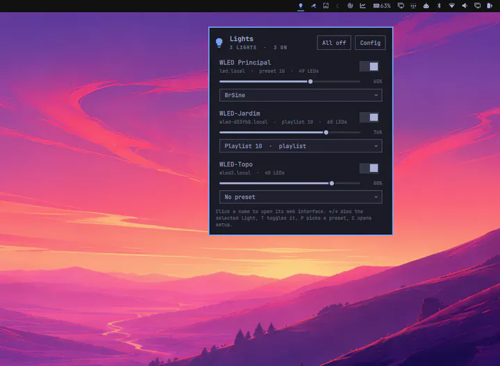 WLED preview