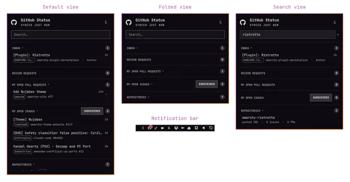 GitHub Status preview