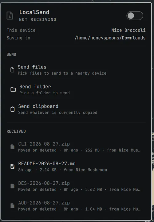 LocalSend preview