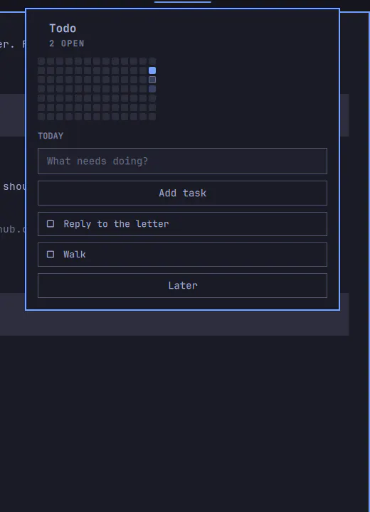 Todo preview