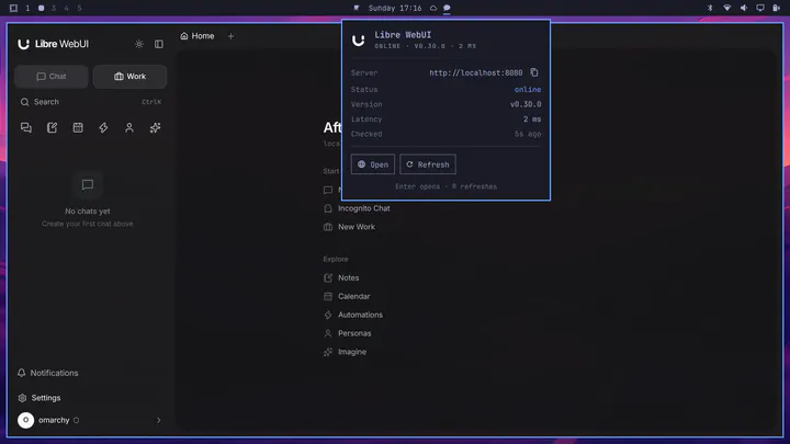 Libre WebUI preview