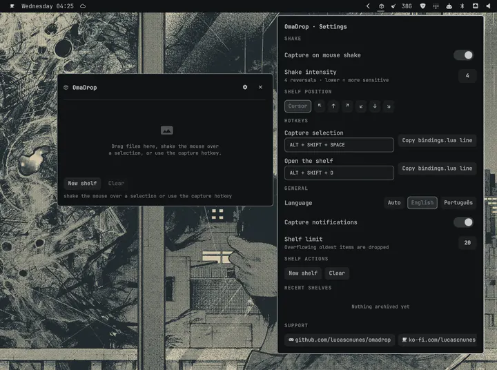 OmaDrop preview