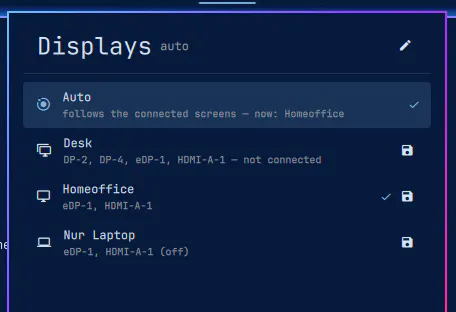 Monitor Profiles preview