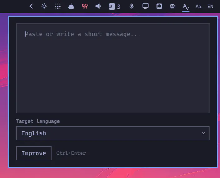 Proofreader preview