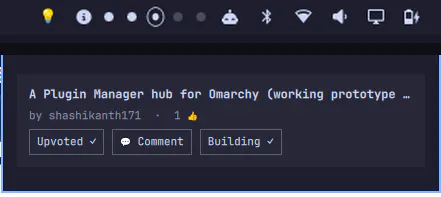 Omarchy Plugin Ideas preview