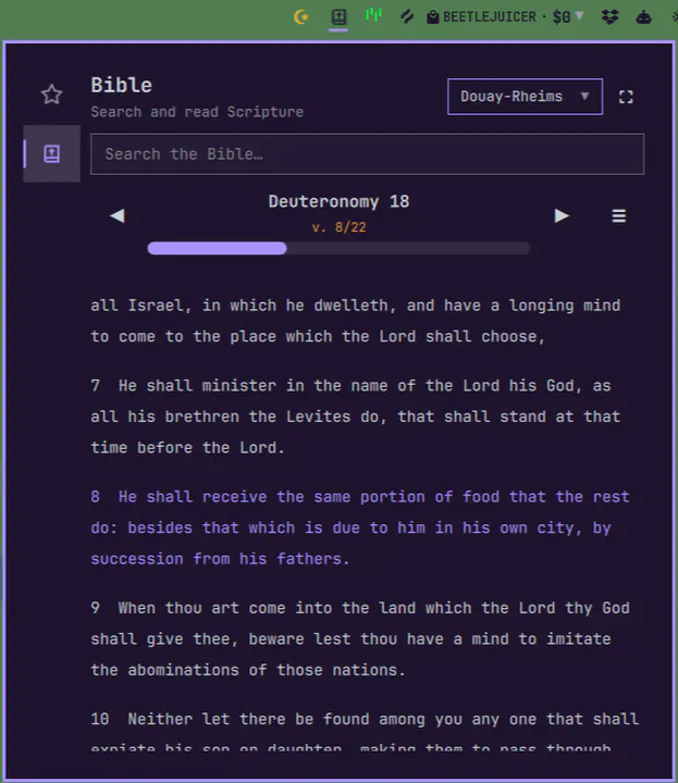 Bible preview