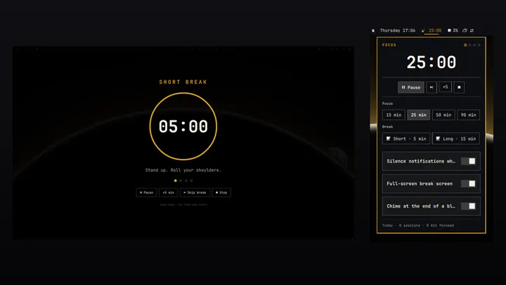 Pomodoro preview