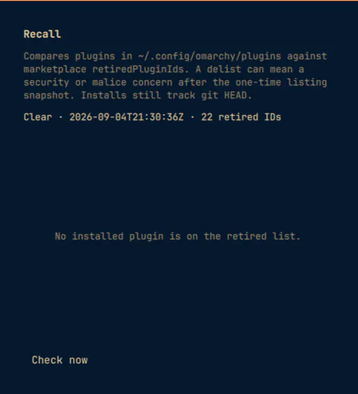 Recall preview