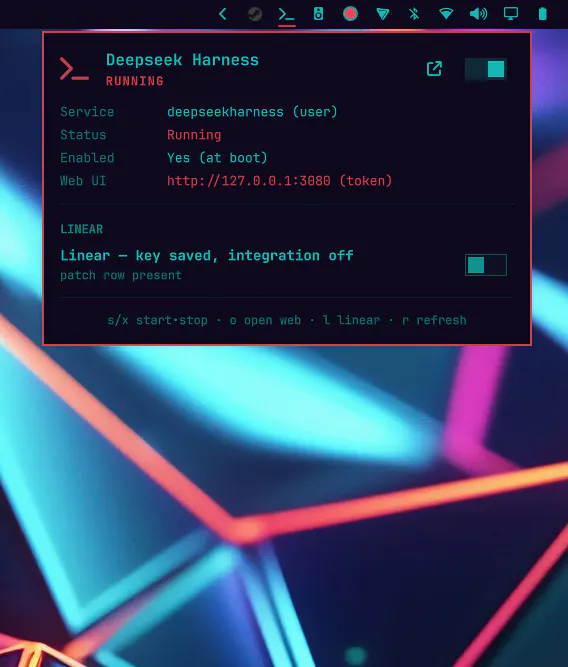 Deepseek Harness Switch preview