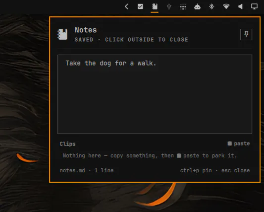 Notes preview