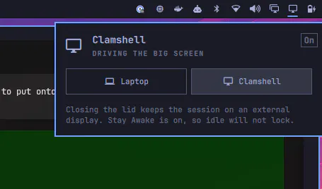 Clamshell preview