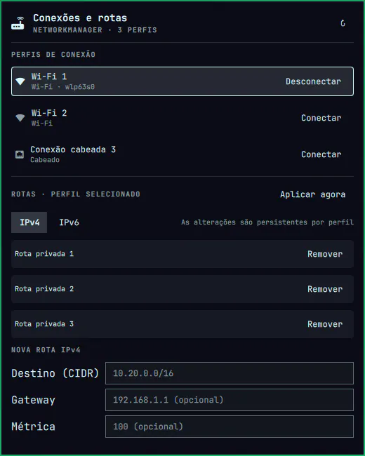 Network Routes preview