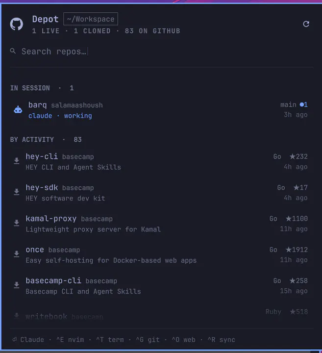 Depot preview