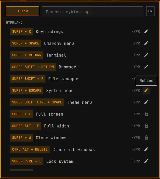 Keybind Manager preview