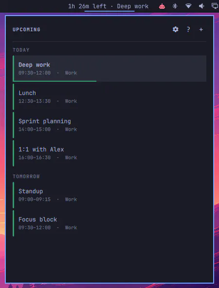 Chroncal Bar preview