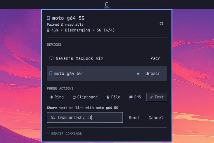 OmaConnect screenshot