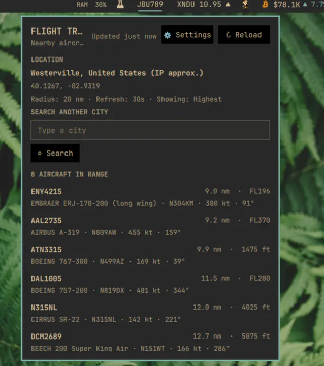 Flight Tracker preview