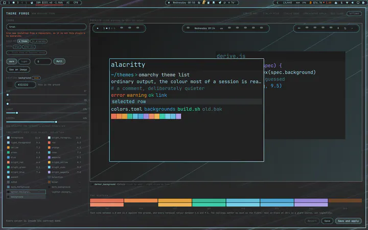 Theme Forge preview