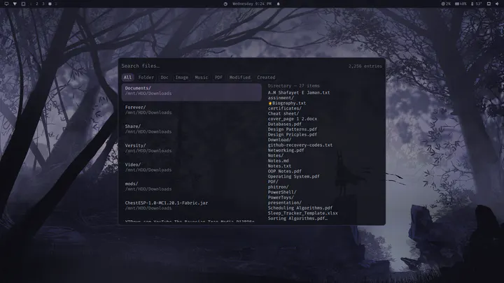 File Finder preview