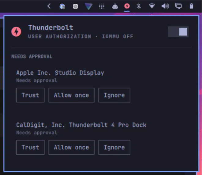Thunderbolt preview