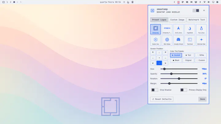 OmaStamp preview