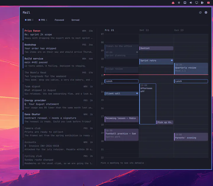 Office 365 Mail & Calendar preview