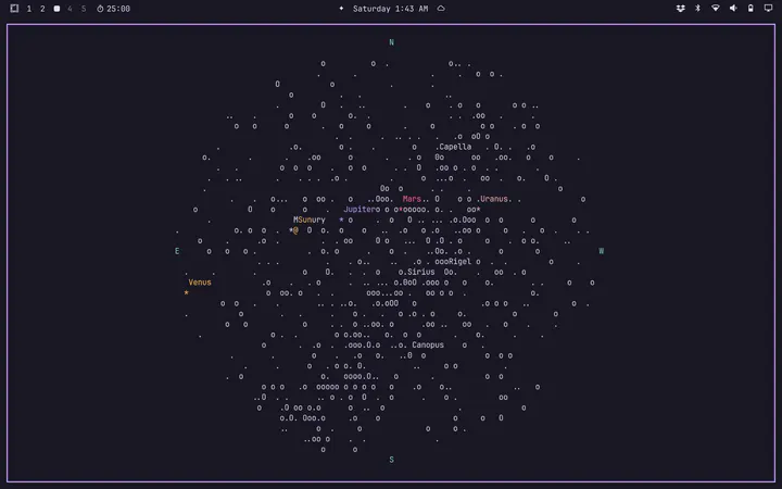 Astroterm preview