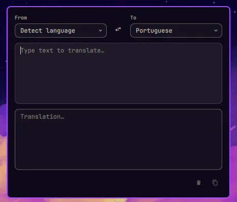 Google Translate preview