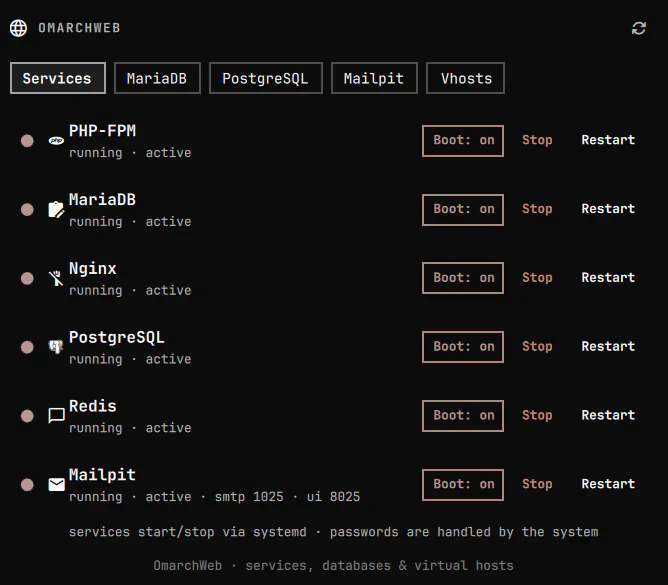OmarchWeb preview