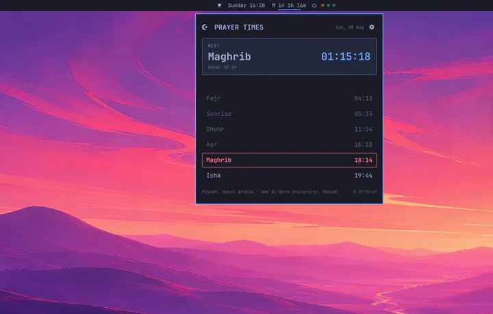 Prayer Times preview