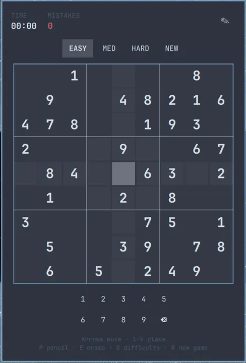Sudoku preview
