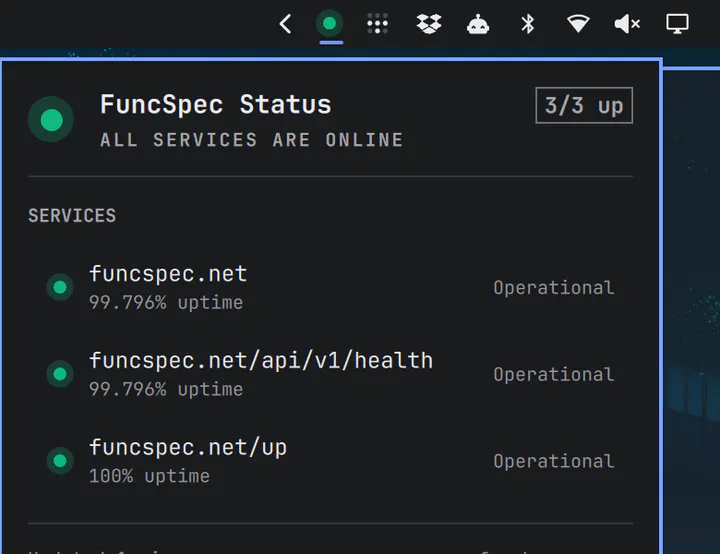 Better Stack Status preview