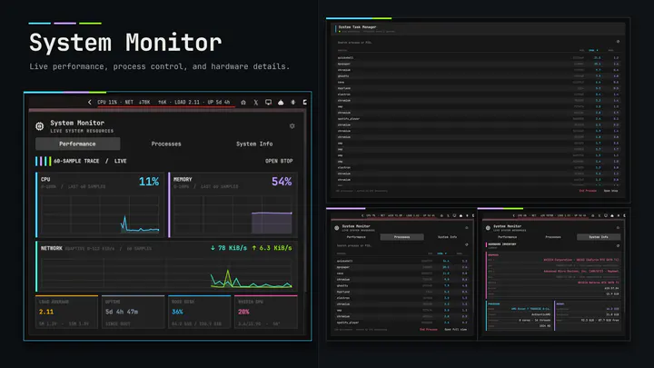 System Monitor preview