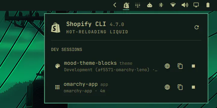 Shopify CLI preview