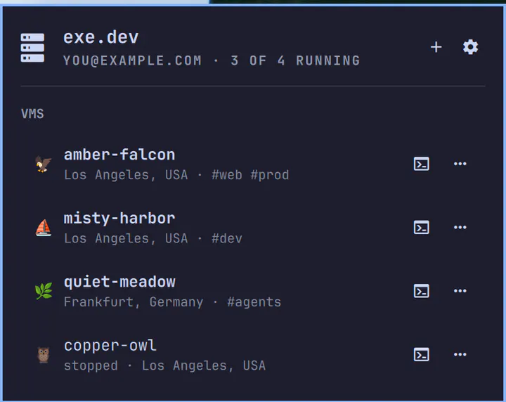 exe.dev VMs preview