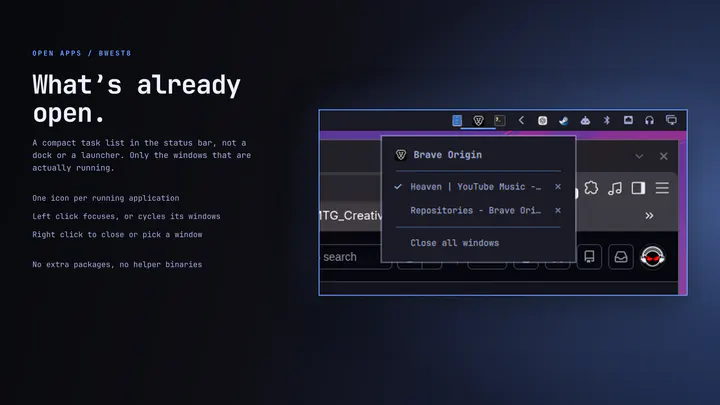 Open apps preview