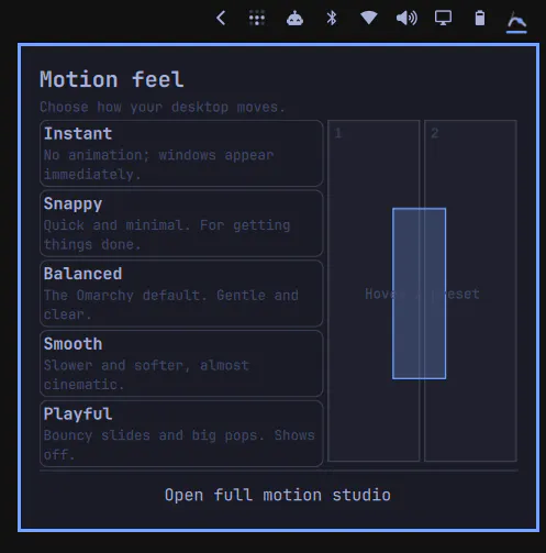 OmaMotion preview